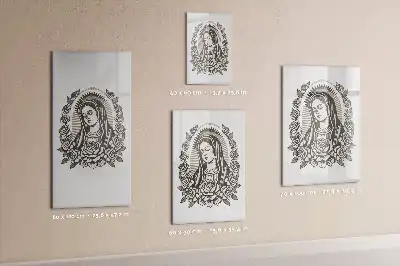 Magnetic dry erase board featuring Our Lady of Guadalupe