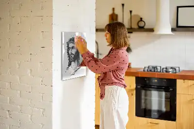 Magnetic writing board Jesus Christ design