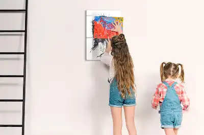 Magnetic writing board Jesus Christ design