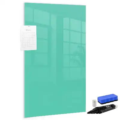 Magnetic writing board turquoise