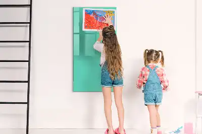 Magnetic writing board turquoise
