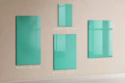 Magnetic writing board turquoise