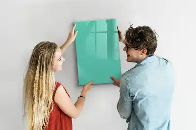 Magnetic writing board turquoise