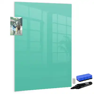 Magnetic writing board turquoise