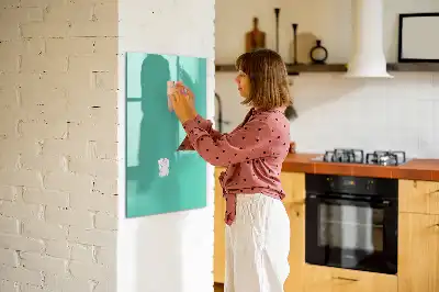 Magnetic writing board turquoise