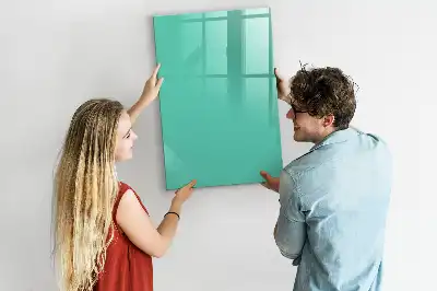 Magnetic writing board turquoise