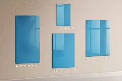 Magnetic dry erase board light blue
