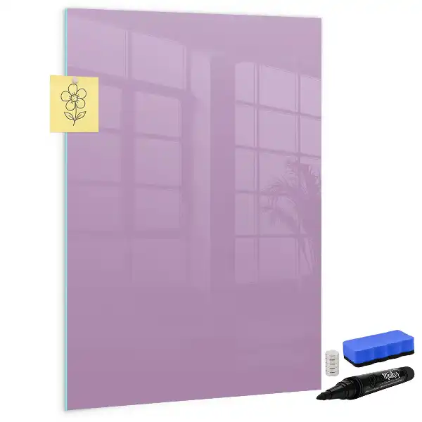 Magnetic dry erase board Lilas model