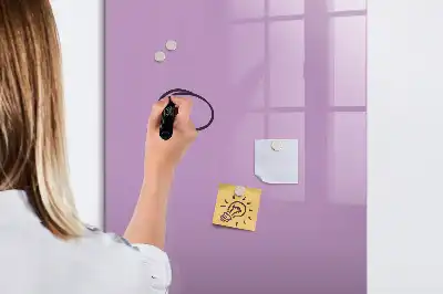 Magnetic dry erase board Lilas model