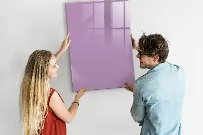 Magnetic dry erase board Lilas model