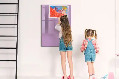 Magnetic dry erase board Lilas model