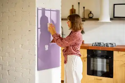 Magnetic dry erase board Lilas model