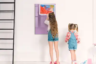 Magnetic dry erase board Lilas model