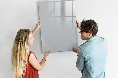 Magnetic writing board light grey
