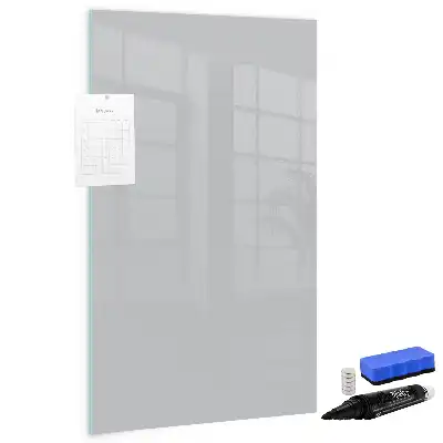 Magnetic writing board light grey