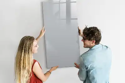 Magnetic writing board light grey