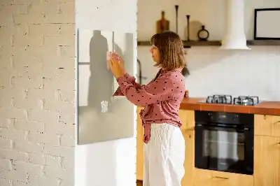 Magnetic dry erase board beige