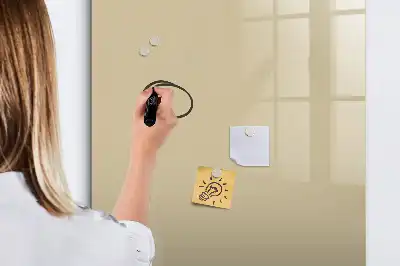 Magnetic dry erase board beige