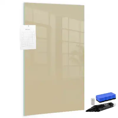 Magnetic dry erase board beige