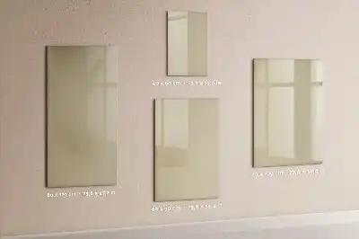 Magnetic dry erase board beige