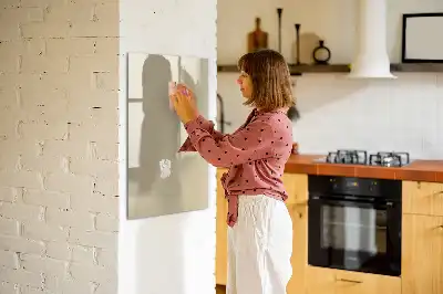 Magnetic dry erase board beige