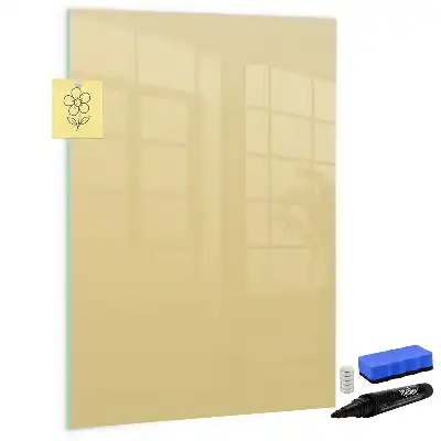 Magnetic writing board in cream