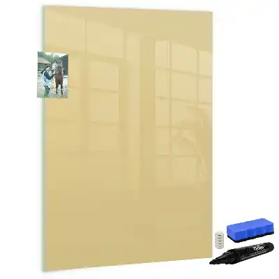 Magnetic writing board in cream
