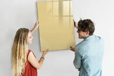 Magnetic writing board in cream