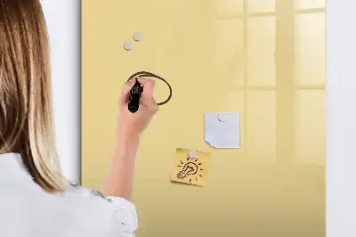 Magnetic writing board in cream