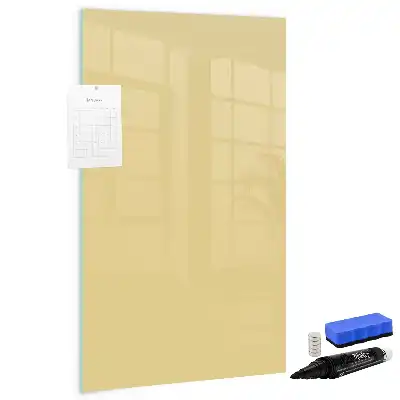 Magnetic writing board in cream