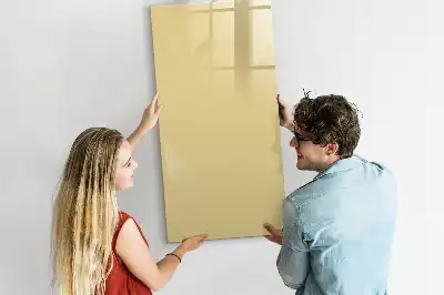 Magnetic writing board in cream