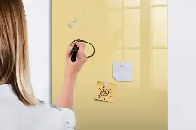 Magnetic writing board in cream