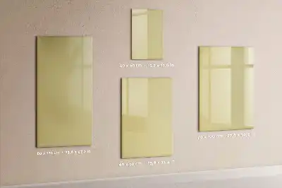 Magnetic writing board in cream