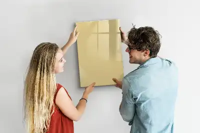 Magnetic writing board in cream