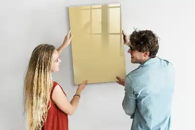 Magnetic writing board in cream