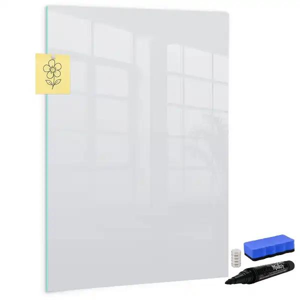 Magnetic dry erase board off-white