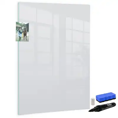 Magnetic dry erase board off-white