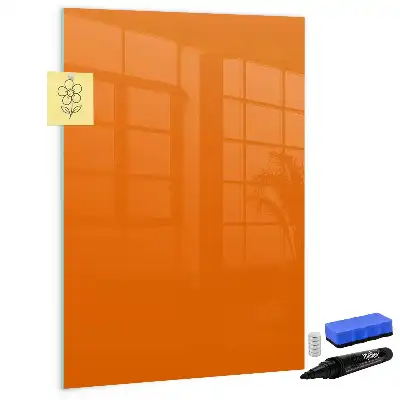 Magnetic writing board orange