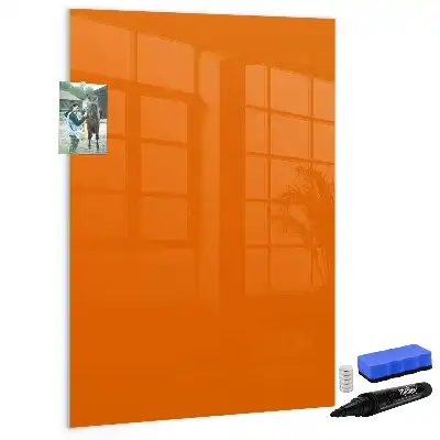 Magnetic writing board orange