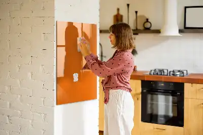 Magnetic writing board orange
