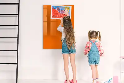 Magnetic writing board orange