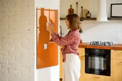 Magnetic writing board orange