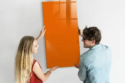 Magnetic writing board orange