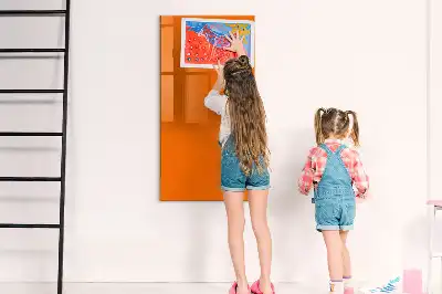 Magnetic writing board orange