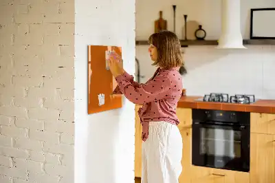 Magnetic writing board orange