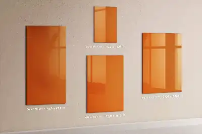 Magnetic writing board orange