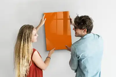Magnetic writing board orange