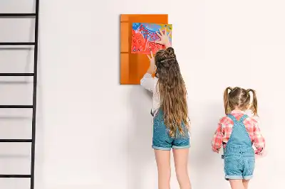 Magnetic writing board orange