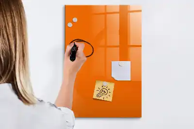 Magnetic writing board orange
