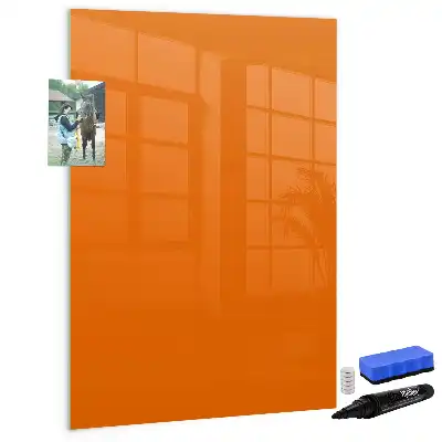 Magnetic writing board orange